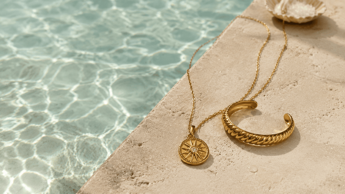 Can You Shower or Swim With Gold Jewelry? A Material-by-Material Guide - Luzy Jewels