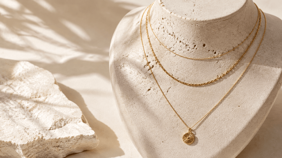 How to Layer Necklaces Without Tangling - Luzy Jewels