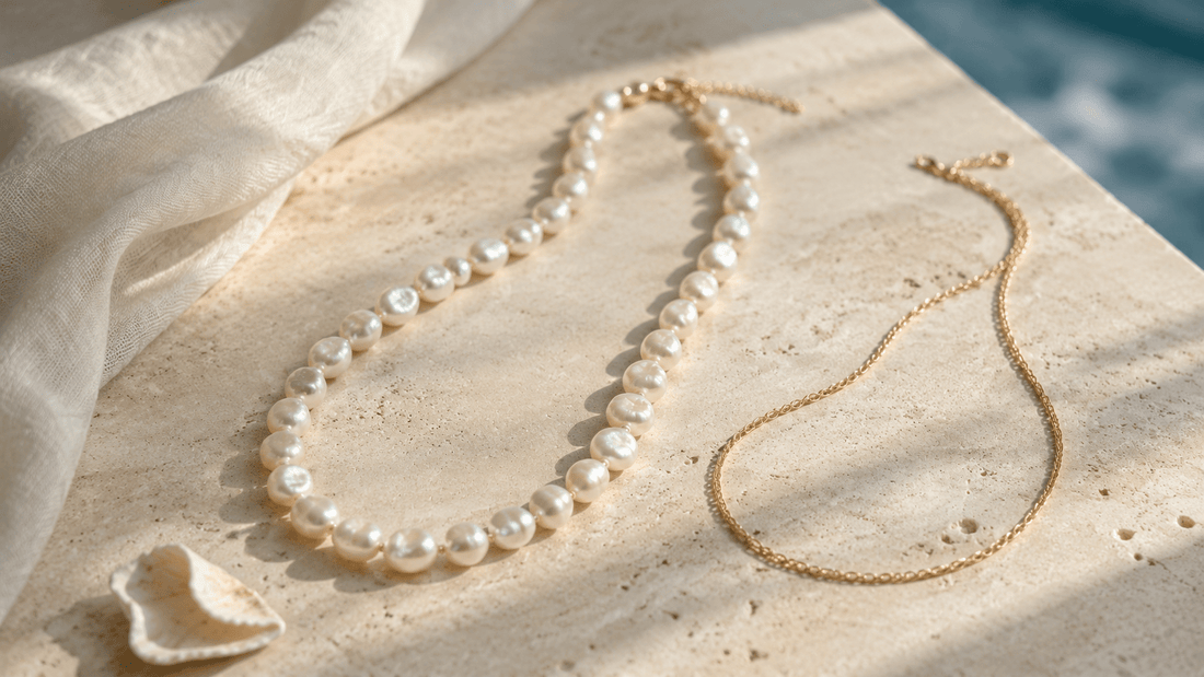 How to Wear a Pearl Necklace Without Looking Too Formal - Luzy Jewels