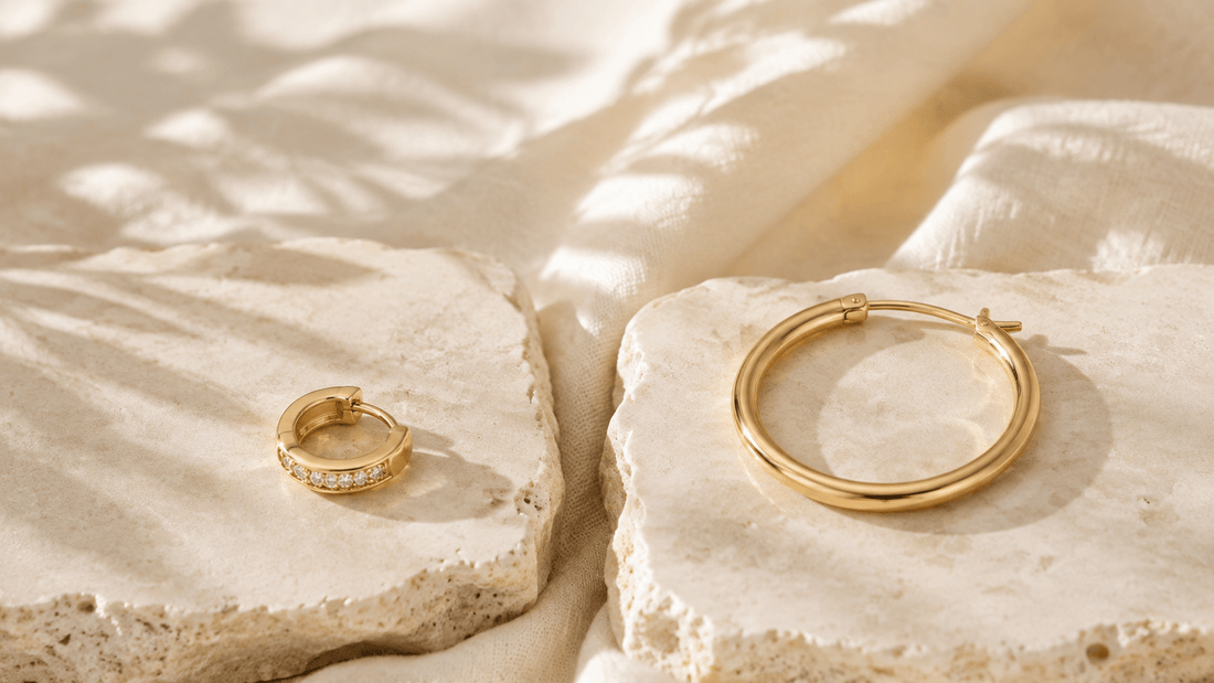Huggie vs Hoop Earrings: What's the Difference? - Luzy Jewels