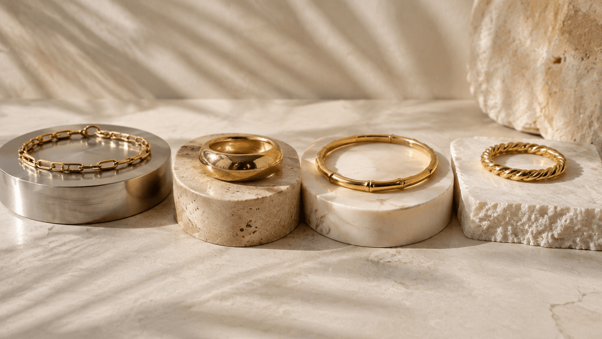 PVD vs Gold Plated vs Gold Filled vs Vermeil - Luzy Jewels