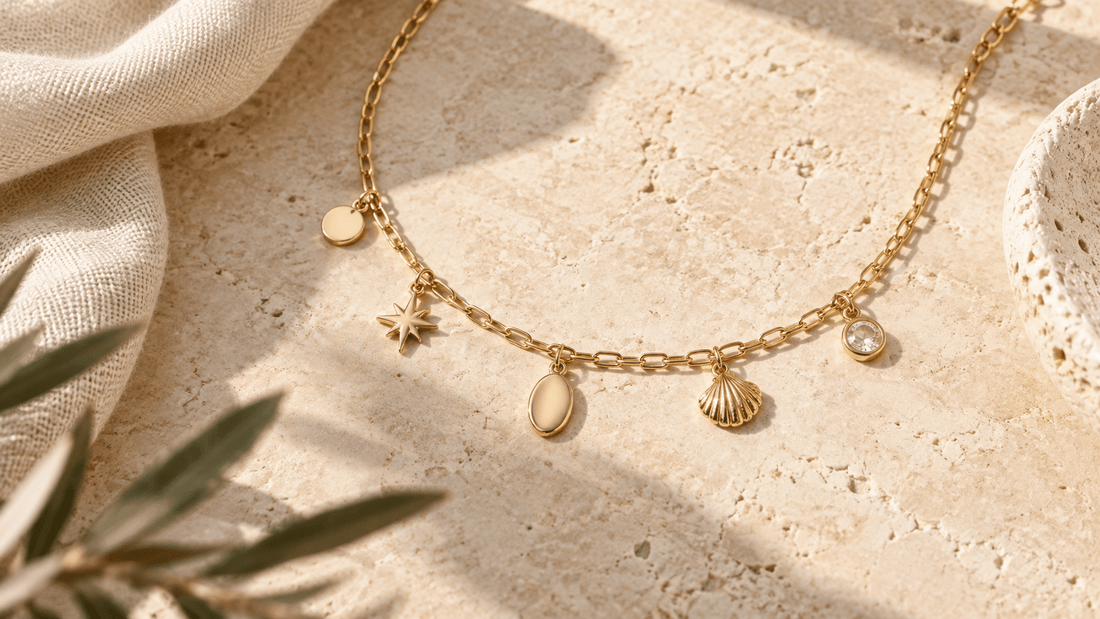 What Is a Charm Necklace? Meaning, Types and Styling - Luzy Jewels