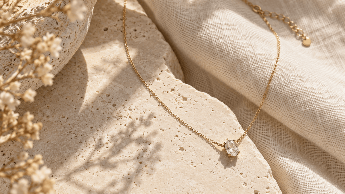 What Is a Solitaire Necklace? Settings, Fit and Styling - Luzy Jewels
