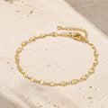Alba Diamond-Cut Chain Anklet - Luzy Jewels