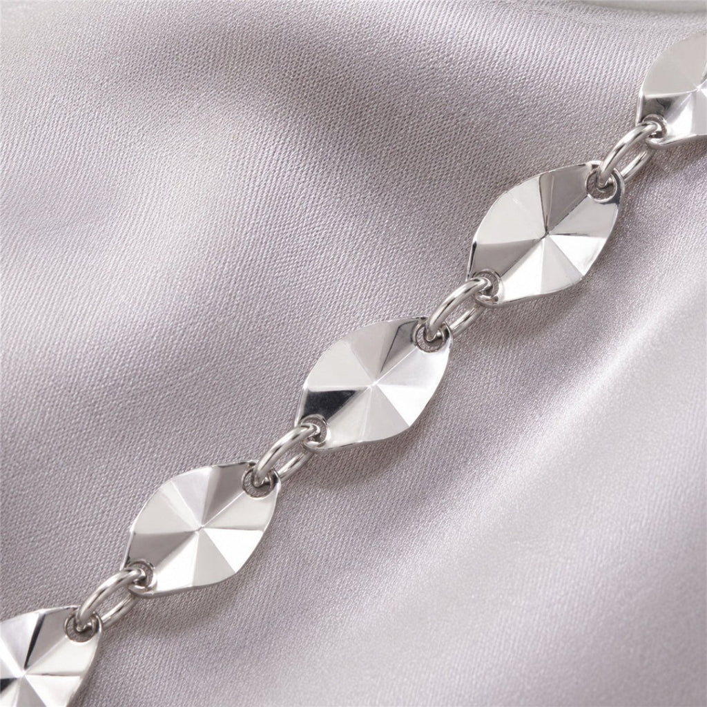 Alba Diamond-Cut Chain Anklet - Luzy Jewels