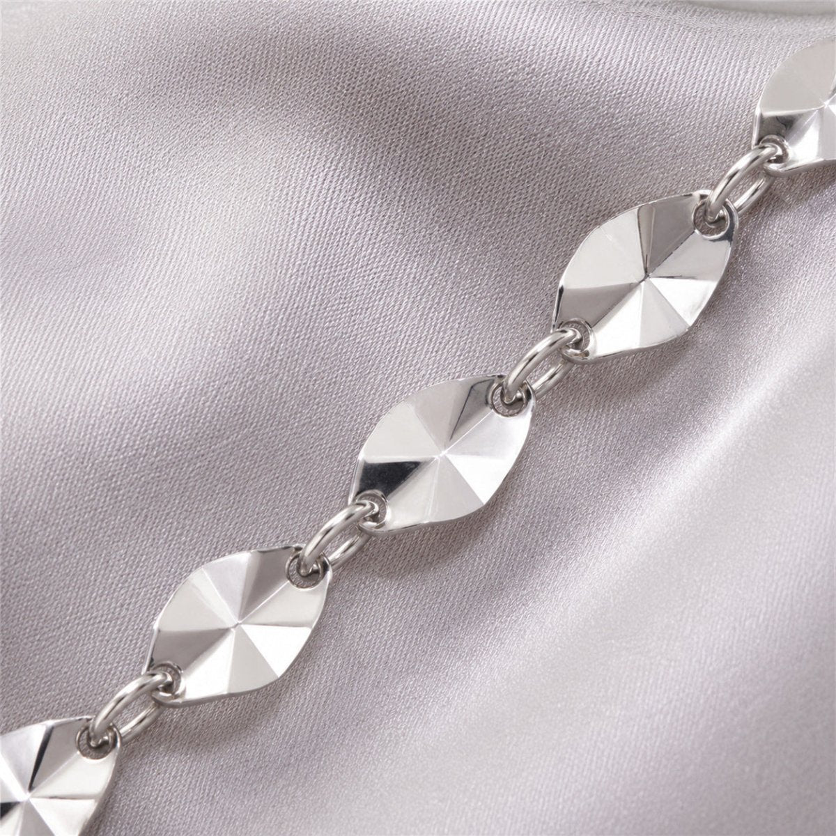 Alba Diamond-Cut Chain Anklet - Luzy Jewels