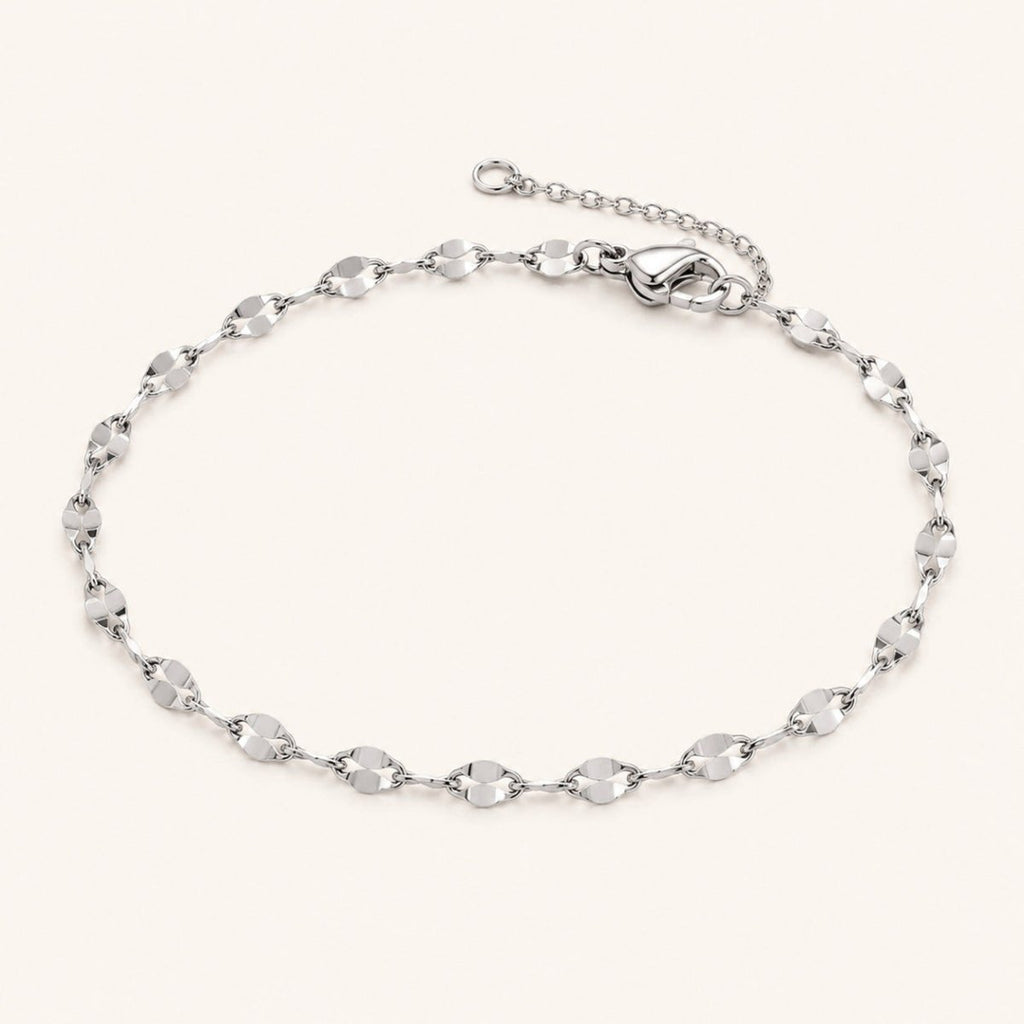 Alba Diamond-Cut Chain Anklet - Luzy Jewels