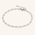 Alba Diamond-Cut Chain Anklet - Luzy Jewels