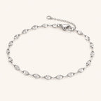 Alba Diamond-Cut Chain Anklet - Luzy Jewels
