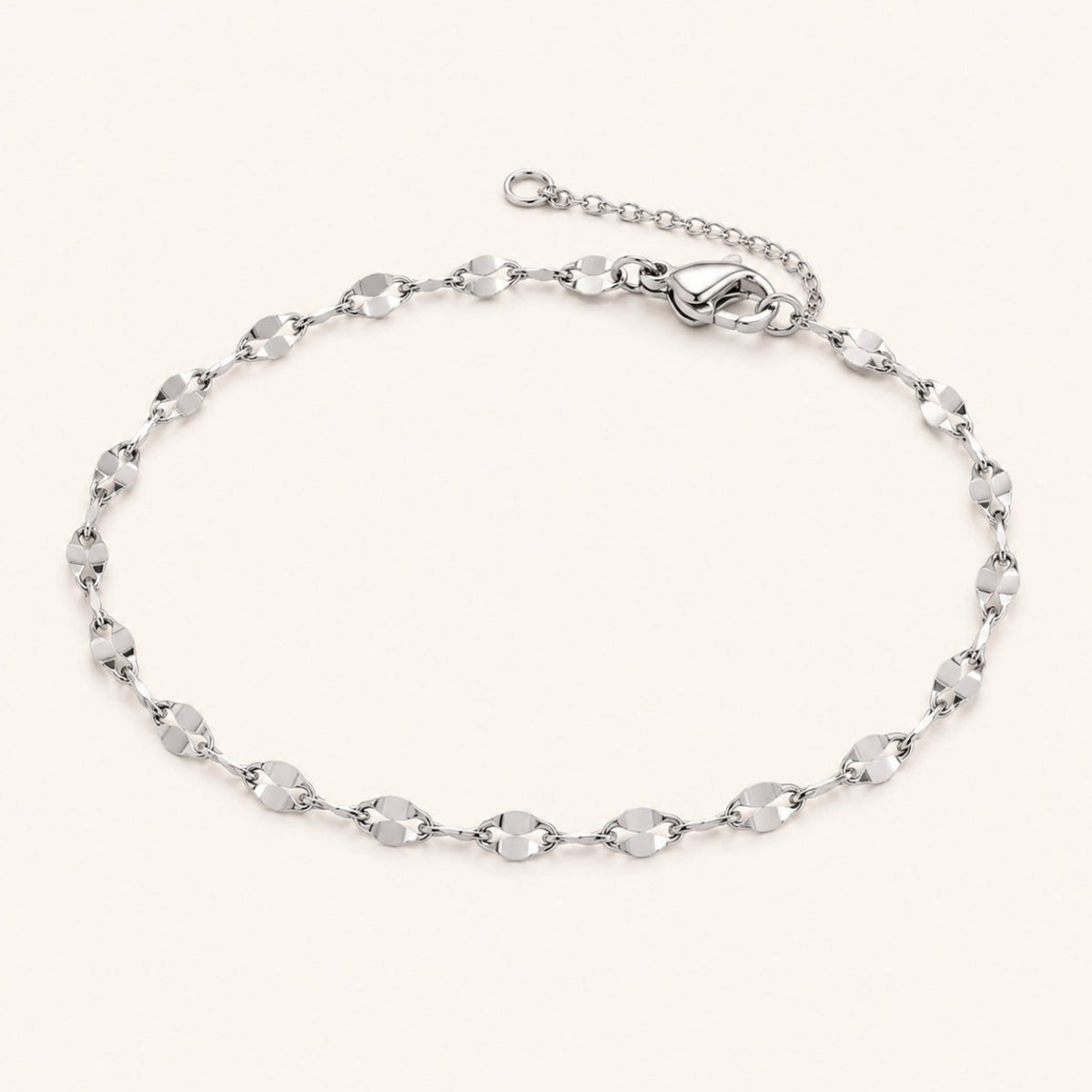 Alba Diamond-Cut Chain Anklet - Luzy Jewels