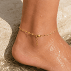 Alba Diamond-Cut Chain Anklet - Luzy Jewels
