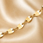 Alba Diamond-Cut Chain Anklet - Luzy Jewels