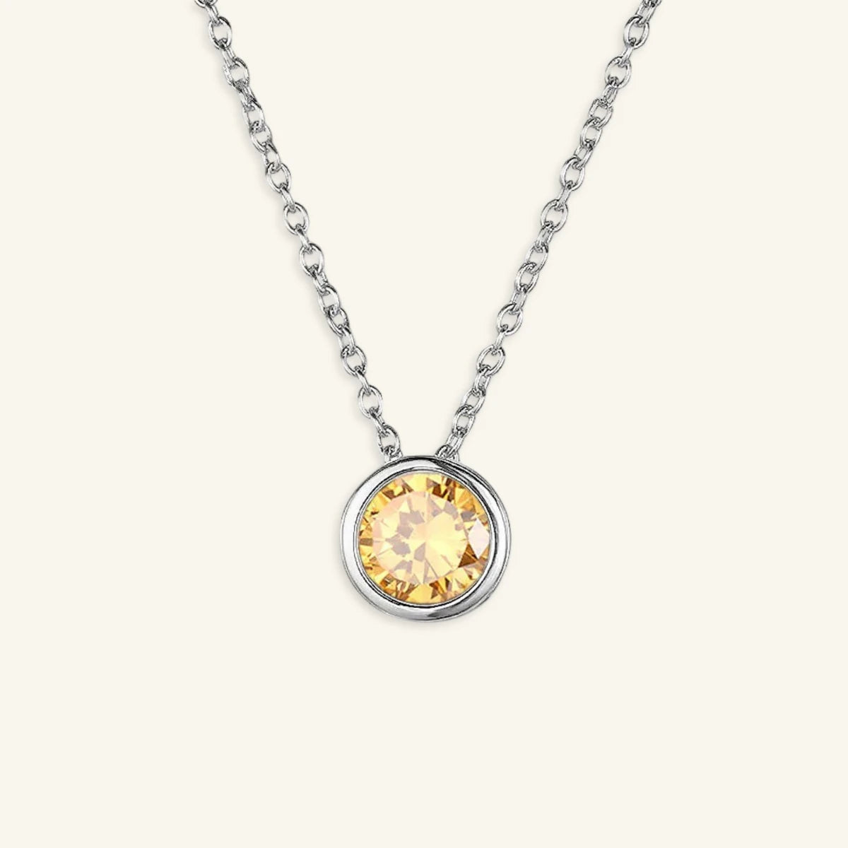 Alma Birthstone Necklace - Luzy Jewels