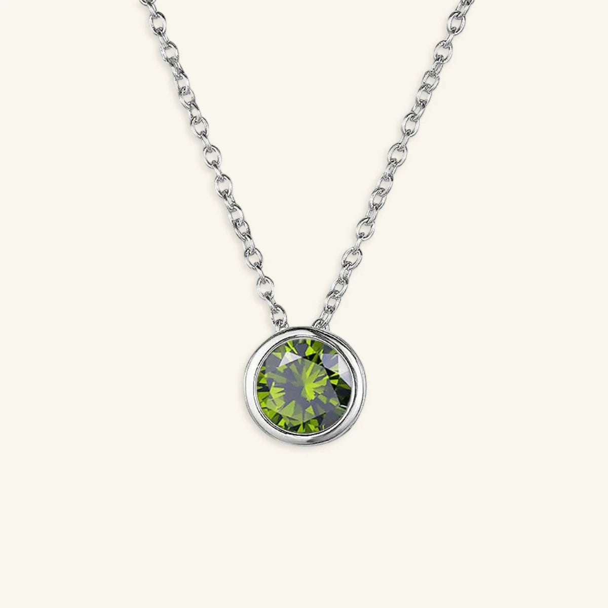 Alma Birthstone Necklace - Luzy Jewels