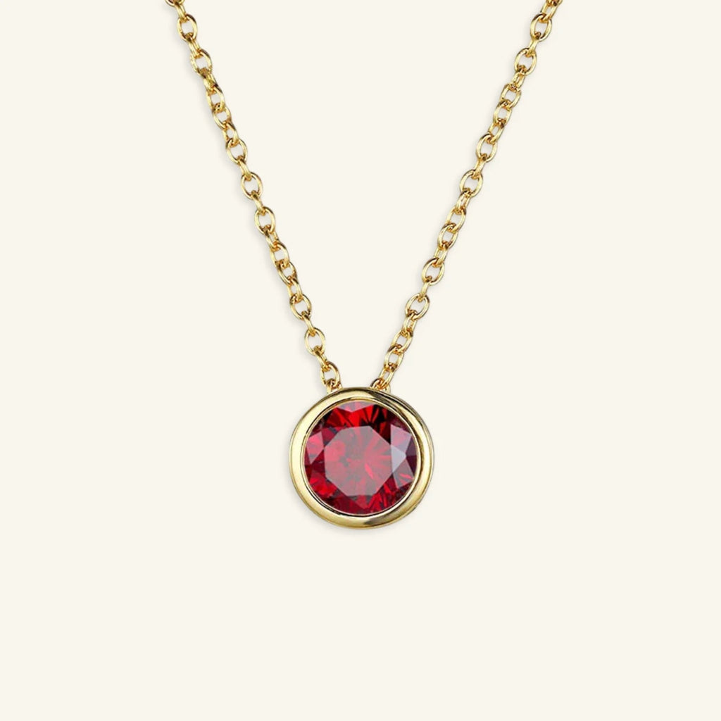 Alma Birthstone Necklace - Luzy Jewels