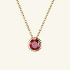 Alma Birthstone Necklace - Luzy Jewels