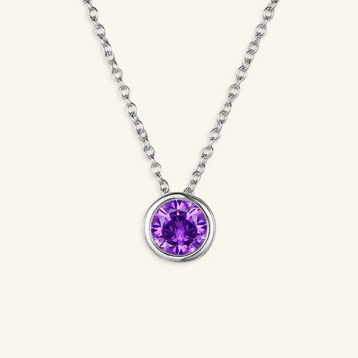 Alma Birthstone Necklace - Luzy Jewels