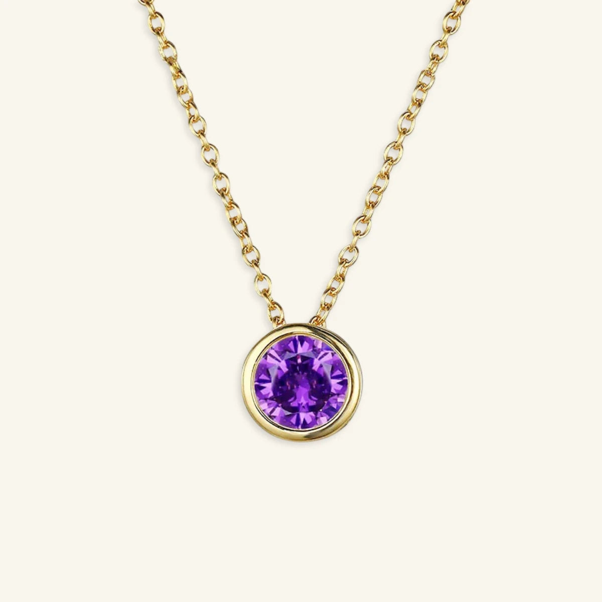 Alma Birthstone Necklace - Luzy Jewels
