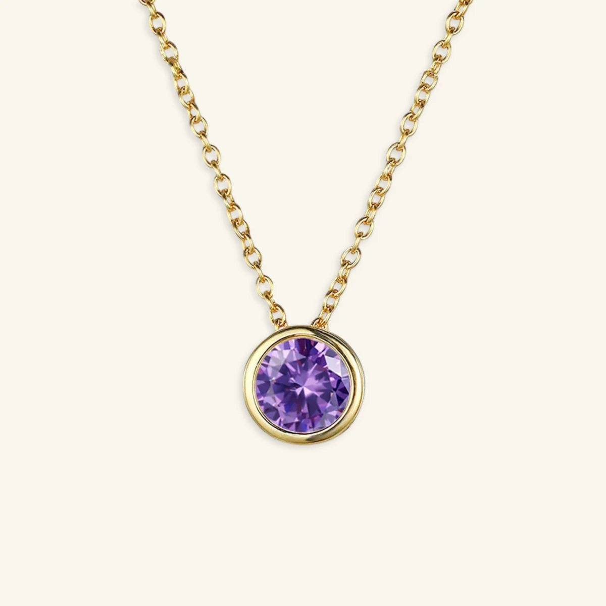 Alma Birthstone Necklace - Luzy Jewels