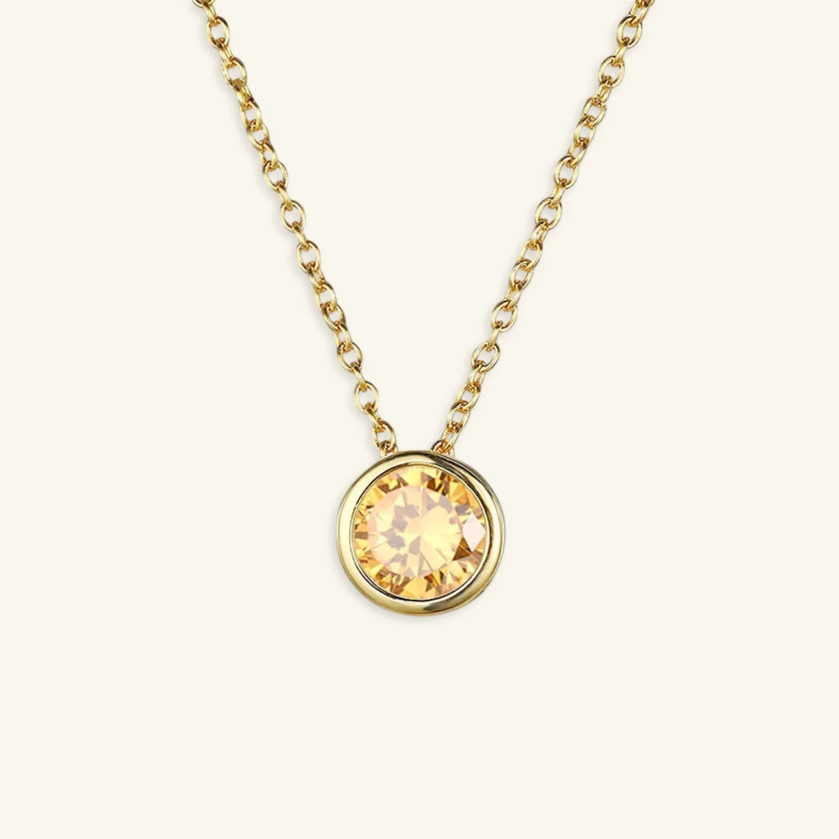 Alma Birthstone Necklace - Luzy Jewels