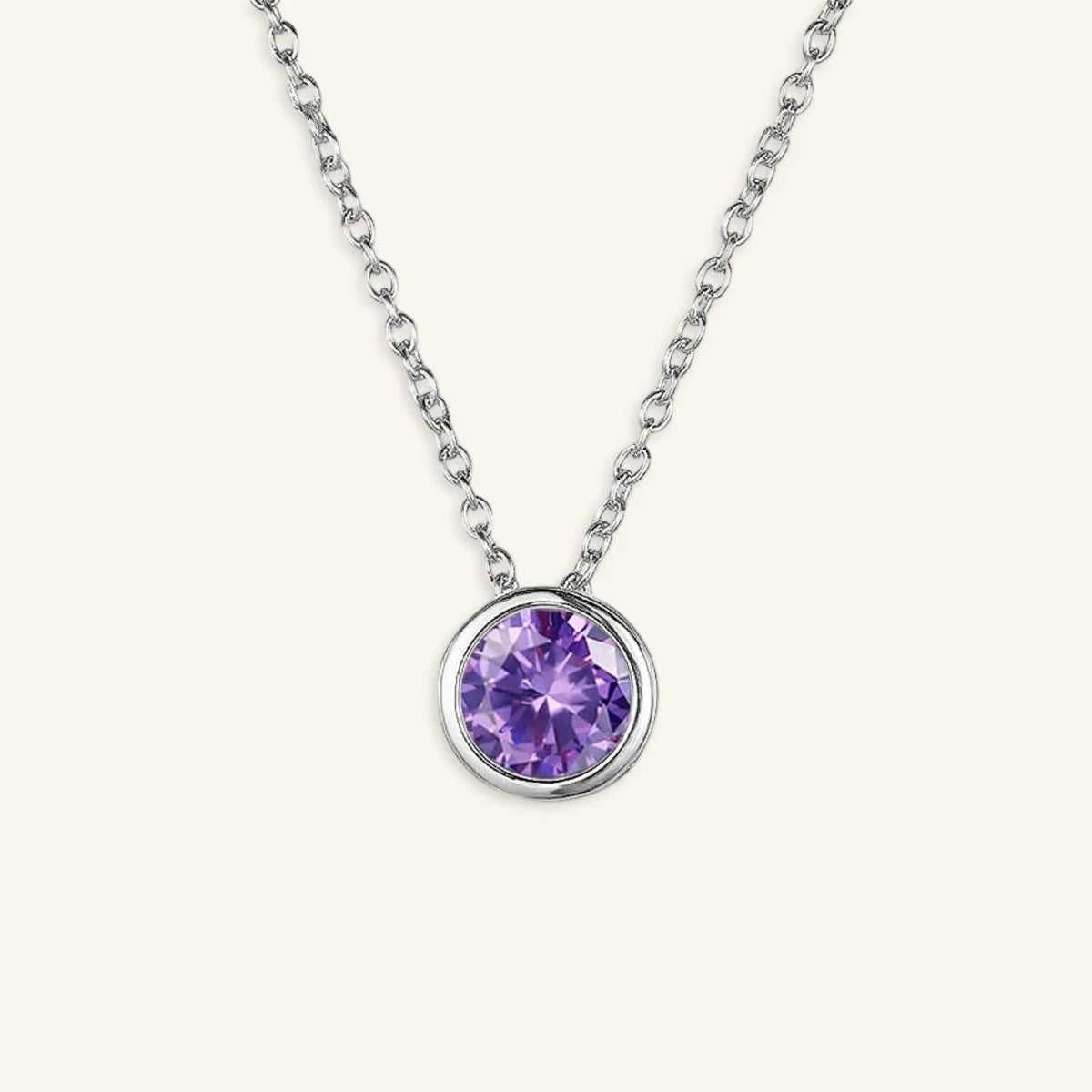 Alma Birthstone Necklace - Luzy Jewels