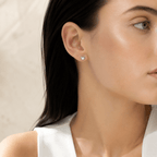 Amora Petite Heart Stud Earrings - Luzy Jewels