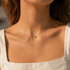 Amorette Polished Heart Necklace - Luzy Jewels