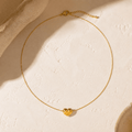 Amorette Polished Heart Necklace - Luzy Jewels