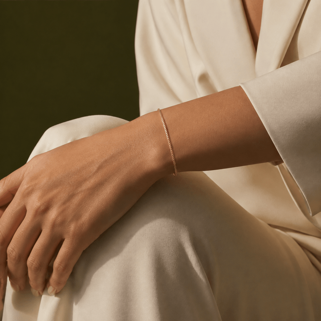 Arietta Box Chain Bracelet - Luzy Jewels