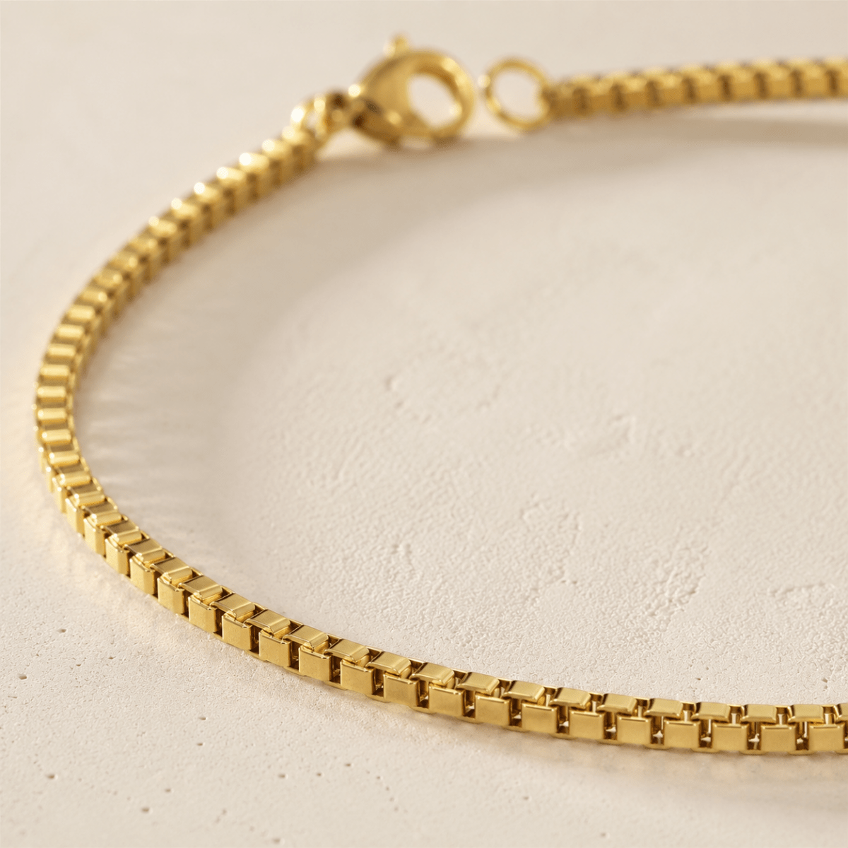 Arietta Box Chain Bracelet - Luzy Jewels