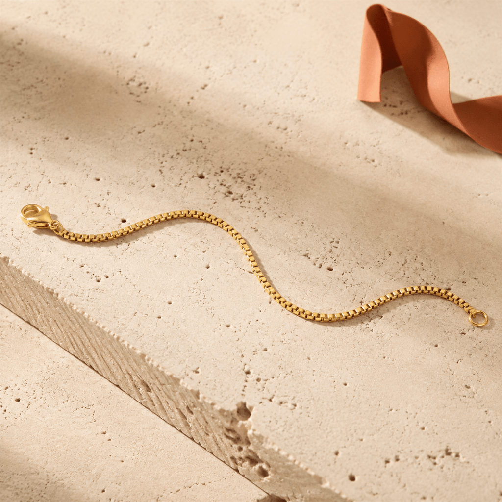 Arietta Box Chain Bracelet - Luzy Jewels