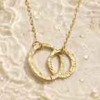 Aroa Interlocking Rings Necklace - Luzy Jewels