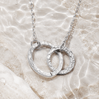 Aroa Interlocking Rings Necklace - Luzy Jewels