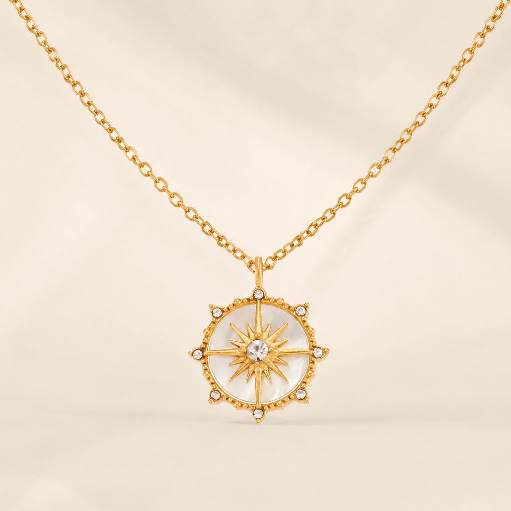 Astraea North-Star Medallion Necklace - Luzy Jewels
