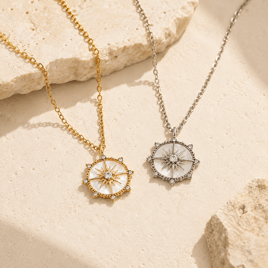 Astraea North-Star Medallion Necklace - Luzy Jewels