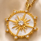 Astraea North-Star Medallion Necklace - Luzy Jewels