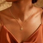 Aurelia Radiant Sun Pendant Necklace - Luzy Jewels
