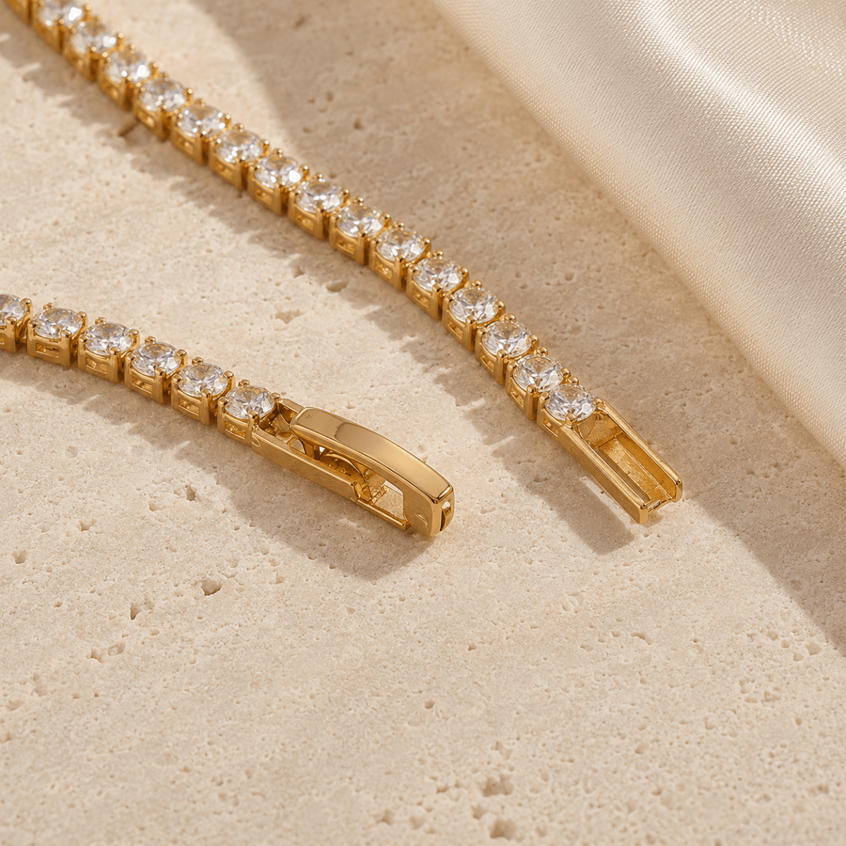 Aurelia Tennis Necklace - Luzy Jewels