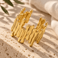 Aureline Molten-Bar Cuff Ring - Luzy Jewels