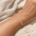 Aveline Disc-Link Bracelet - Luzy Jewels