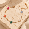 Azellia Glass Flower Bracelet - Luzy Jewels