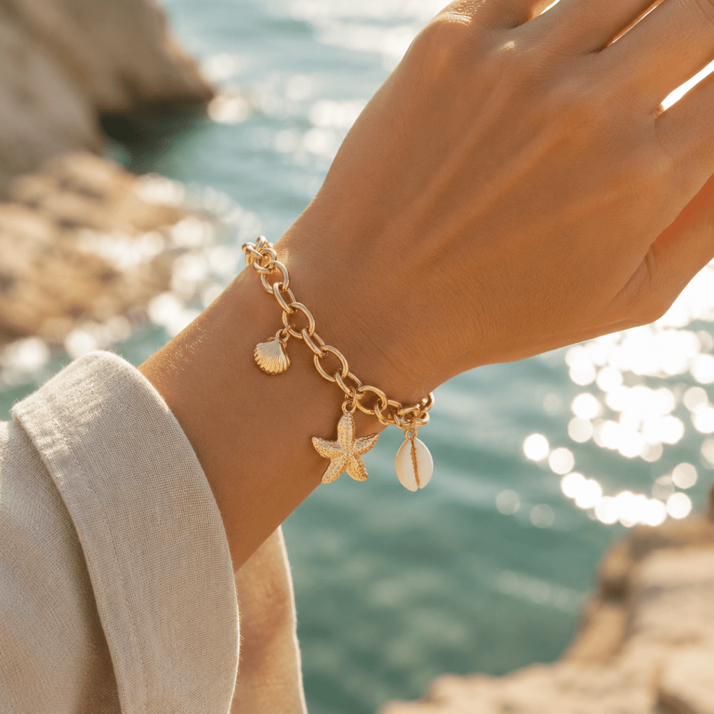 Azzurra Coastal Charm Bracelet - Luzy Jewels