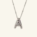 Balloon Gold Initial Necklace - Luzy Jewels