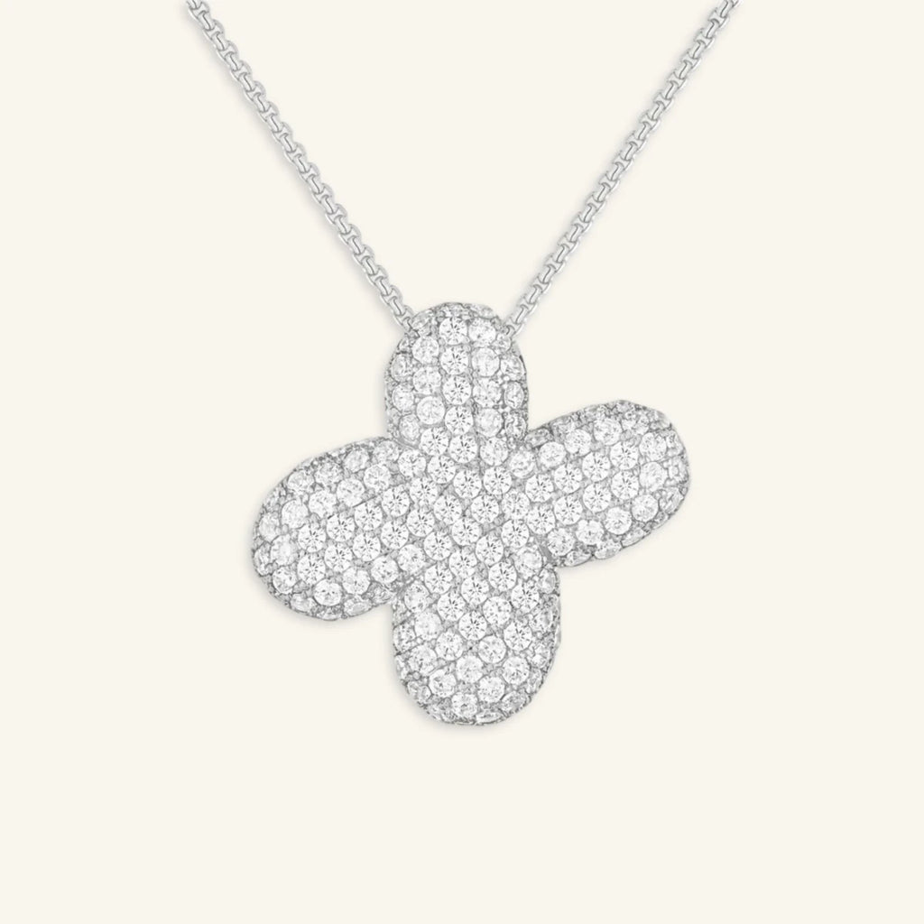 Bubble Letter Initial Necklace - Luzy Jewels