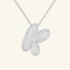 Bubble Letter Initial Necklace - Luzy Jewels