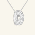 Bubble Letter Initial Necklace - Luzy Jewels