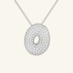 Bubble Letter Initial Necklace - Luzy Jewels