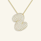 Bubble Letter Initial Necklace - Luzy Jewels