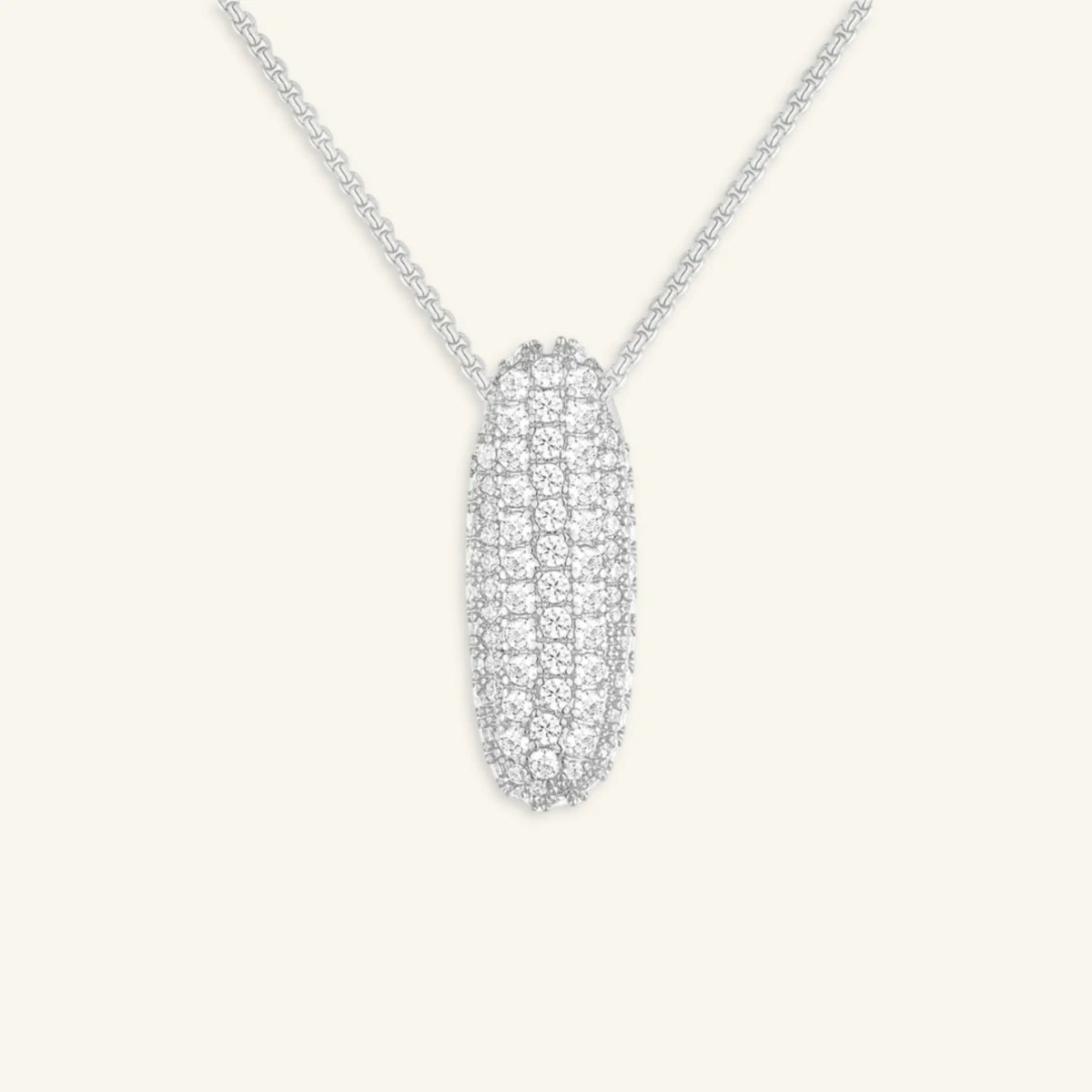 Bubble Letter Initial Necklace - Luzy Jewels