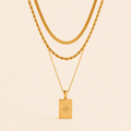 Calista Layered Pendant Necklace - Luzy Jewels